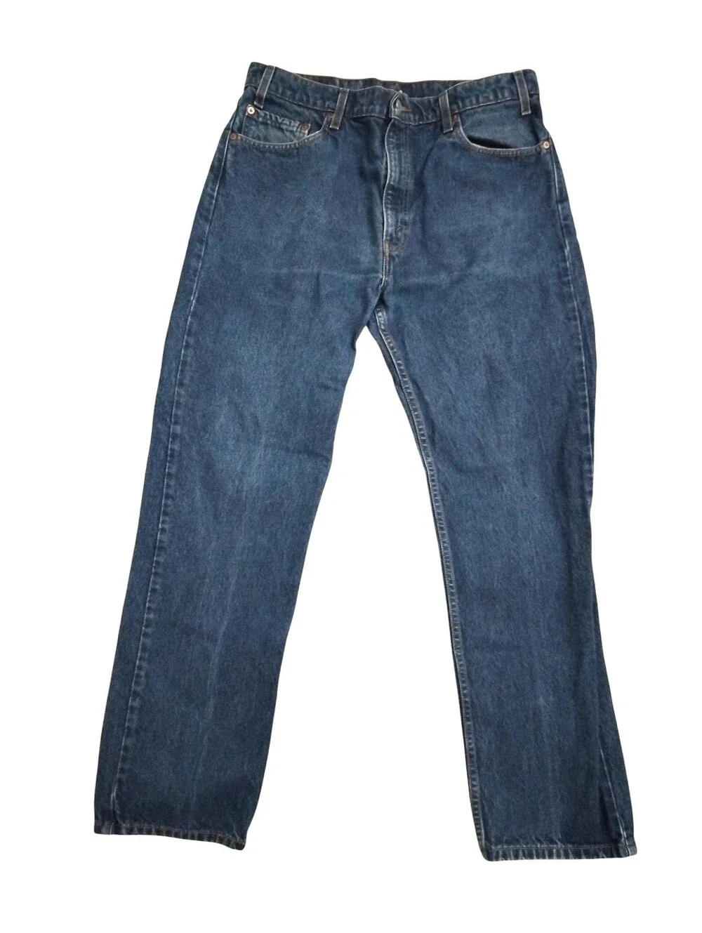 Levi’s 505 Regular Straight Fit Denim Jeans Red Tab Men’s 34x32 Fit (VTG 36x32) - Picture 9 of 17